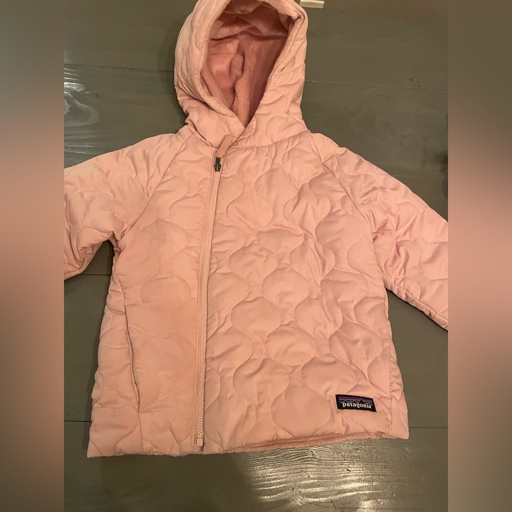 Toddler girls Patagonia coat.